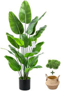 6ft Artificial Bird of Paradise, Lifelike Tall Faux Plant by Superchoiece