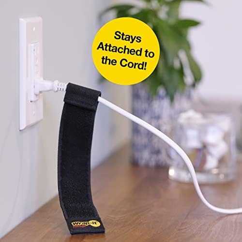 Selfie Straps by Wrap-It Storage, 9-inch (10-Pack), Black - Image 4