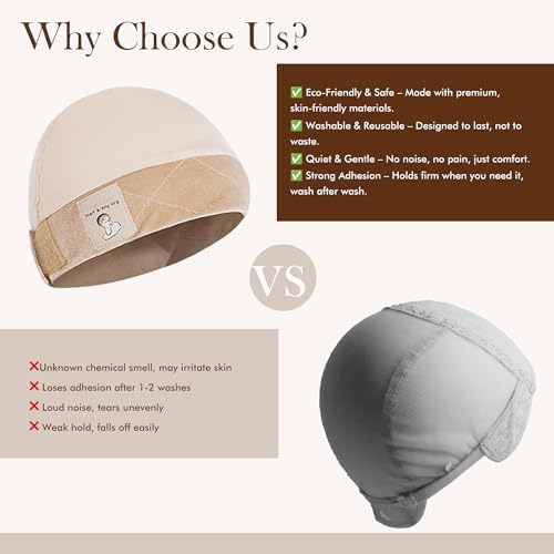 Velvet Non Slip Wig Grip Cap for Women, Modal Cotton, 1 Pack - Image 5