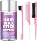 SWEET VIEW Hair Wax Stick & Slick Back Brush by SWEETVIEW