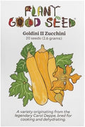 Goldini II Zucchini Seeds for Planting: 20 Count by ThePlantGoodSeedCompany