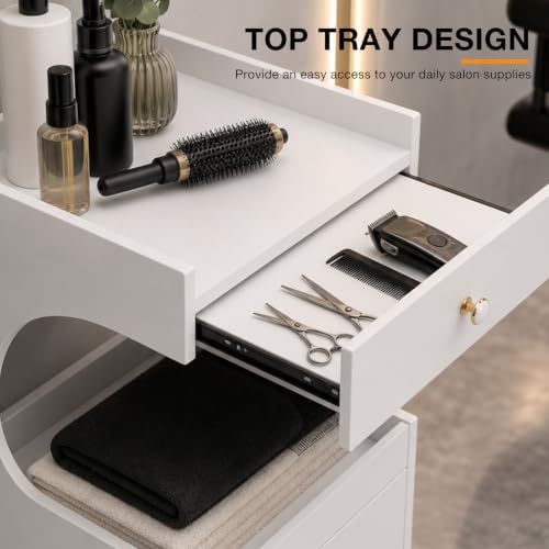 Salon Trolley Cart, Esthetician Cart for Beauty Salon Spa Barbershop - Image 4