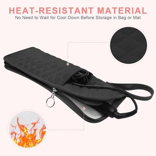 2-in-1 Heat Resistant Mat & Storage Bag for Hair Tools - Image 4