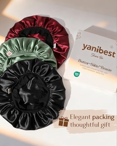 YANIBEST Small Satin Bonnet for Men, Hair Bonnet for Short Hair Waves - Image 6