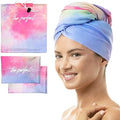 THE PERFECT HAIRCARE Microfiber Hair Plopping Towel Set – Super Absorbent Anti-Frizz Hair Drying Wrap + 2 Curl Scrunching Towels – Fast Drying, Lightweight Wrap for Women, Girls & All Hair Types by THEPERFECTHAIRCARE