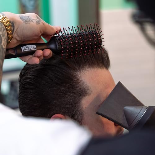 Uppercut Deluxe Vent Brush for Men – Blow Dry Hair Brush with Vented Design for Maximum Airflow, Flexible Ball-Tip Bristles for Control, Styling Brush for Medium to Long Hair, Barber & Grooming Tool - Image 7