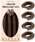 Classic Heatless Curls Overnight Rods - Upgraded Directional Grip Velvet No Heat Hair Curlers to Sleep Hair Rollers Flexible Curling Rods Set for Long Thicker Hair, Full Coverage Larger Silk Scarf by RIFFIN