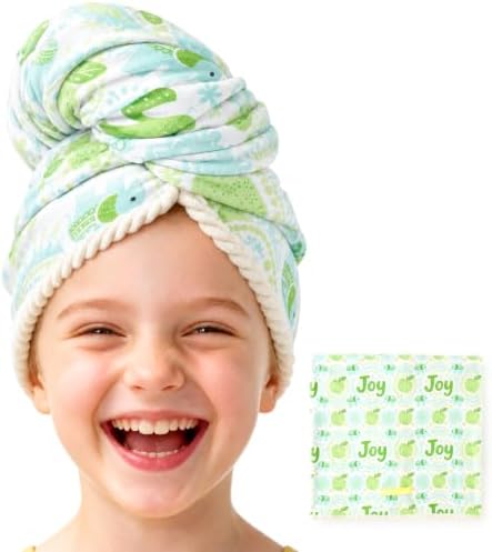 Years calm Microfiber Hair Towel for Kids,Large Dry Hair Cap Elephant by Yearscalm