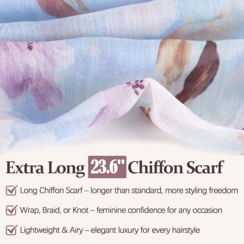 Ababalaya Satin Lined Head Wrap Chemo Headwear for Women - Image 4