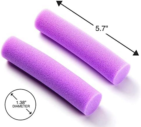 Conair Foam Hair Rollers -Heatless curls - Foam Rollers - Hair Rollers - Loose Hair Curlers in Assorted Sizes - 8 Count w/storage case - Image 6