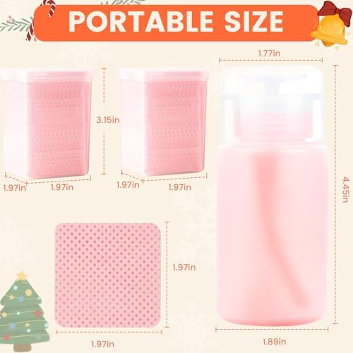 400PCS Lint Free Nail Wipes with Dispenser for Acetone, Alcohol - Image 7