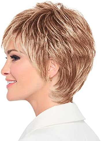 Raquel Welch Fierce And Focused Hand Tied Short Bob Wig by Hairuwear, Average Size Cap, RL16/88 Pale Golden Honey - Image 4
