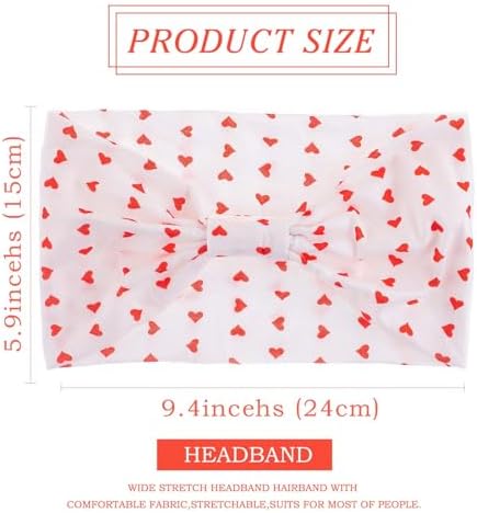 Olbye Wide Boho Headbands Floral Stretch Head Wraps Turban Knotted Yoga Hairbands Workout Hair Accessories for Women 4Pcs (Casual, 9.4 * 5.9'') - Image 5