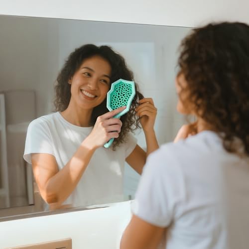 AIMIKE Glacier Detangler Brush for Curly Hair, Wet & Dry Hair Brush - Image 7