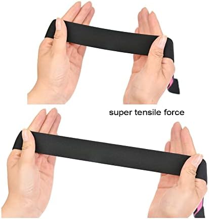 YANTAISIYU 5 Pieces Wig Edge Bands Lace Melting Band Adjustable Wig Elastic Bands for Lace Front Wig Non-Slip Wrap Band (3.0cm) - Image 2