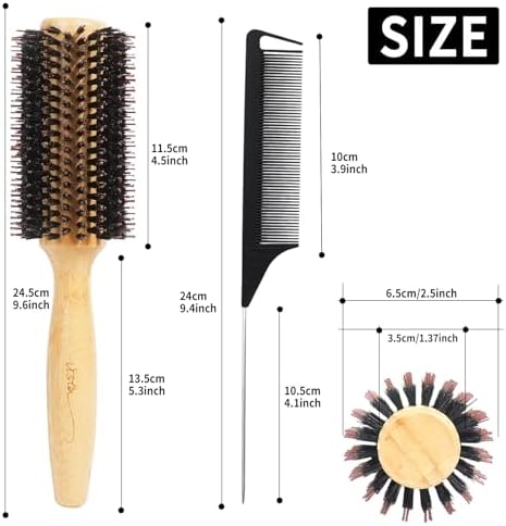 Vista Round Hair Brush - Image 3