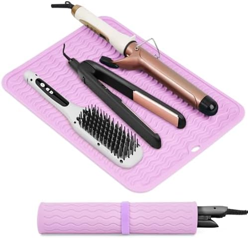 Suafrnut Oversize Silicone Heat Resistant Mat for Hair Tools(14.2" x 11") by Suafrnut
