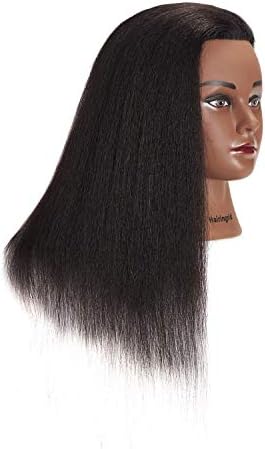 Hairingrid Mannequin Head 14"-16" 100% Real Hair Training Manikin Head - Image 2