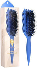 Bounce Curl Volume EdgeLift Brush, 5-In-1 Styling Tool, Defined Curls, Blue by BounceCurl