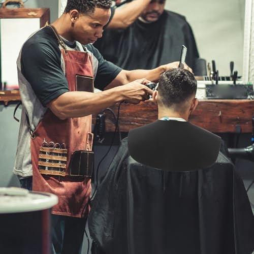 Hair Cutting Collar Silicone Neck Wrap Guard Hair Dyeing Shawl Hairdressing Cape Cutting Pad for Barbershop and Home Use Protects Clothing During Haircut Perm Coloring - Image 7