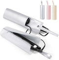 2-in-1 Heat Resistant Mat & Bag for Hair Styling Tools, Hanging Curling Iron Holder Flat Iron Holder with Zip, Portable Hot Hair Tools Travel Bag, Hair Straightener Mat Pouch for Countertop by Aenfaiy