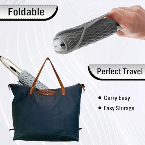 Flat Iron Heat Resistant Silicone Mat for Curling Iron, Hair Straightener Pad, Sleeve, Travel Case and Other Styling Tools, for Counter, 9 x 6.5 in, Gray - Image 4
