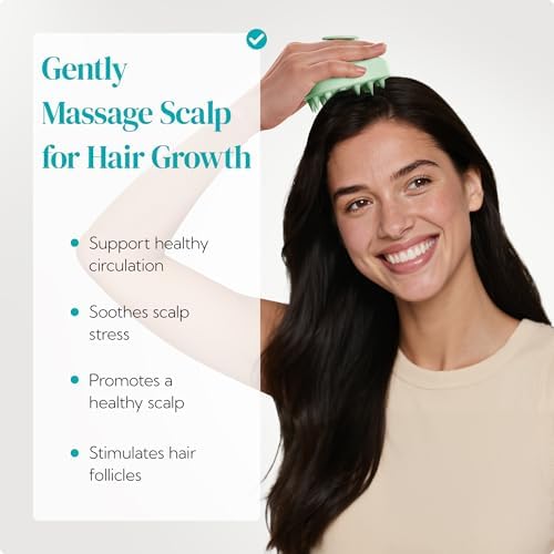 HEETA 2-Pack Large Scalp Massager Scrubber Shampoo Brush for Hair Growth - Image 2