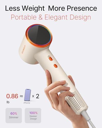 High-Speed Ionic Hair Dryer with Diffuser, 110k RPM Fast-Drying Blow Dryer - Image 5