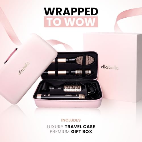 ELLA BELLA® 6 in 1 Professional Hot Air Styler & Straightener, Fast Drying - Image 6