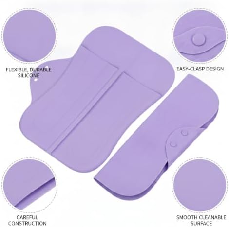 Silicone Heat Resistant Pouch for Hair Styling Tools, Travel Storage Bag for Curling Iron & Straightener, Compact Organizer Case - Image 6