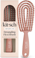 Kitsch Flexi Flow Detangler Brush, Hair Brushes For Women - Terracotta by Kitsch