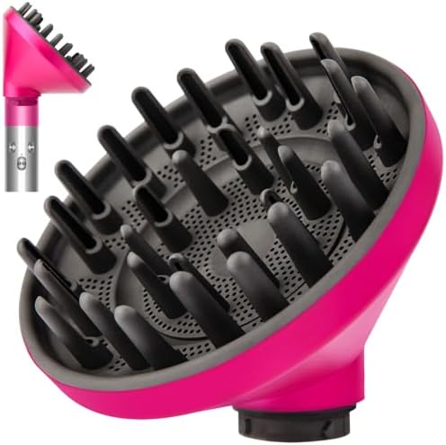Curl Diffuser Attachment for Dyson Airwrap HS01 HS05 HS08 (Rose) by Dotspun