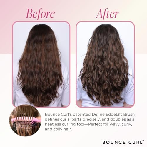 Bounce Curl Define EdgeLift Brush, 5-in-1 Styling, Defined Curls Cherry - Image 6
