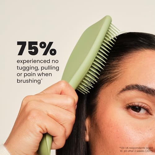 Tangle Teezer Matte Ultimate Detangler Brush, Straight to Curly, Olive - Image 5
