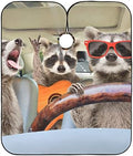 Kigai Funny Raccoon Watercolor Paint Waterproof Barber Cape for Men Adjustable Neck Size Haircut Cape Salon Cape for Hair Treatment - Cutting/Coloring/Perming by Kigai