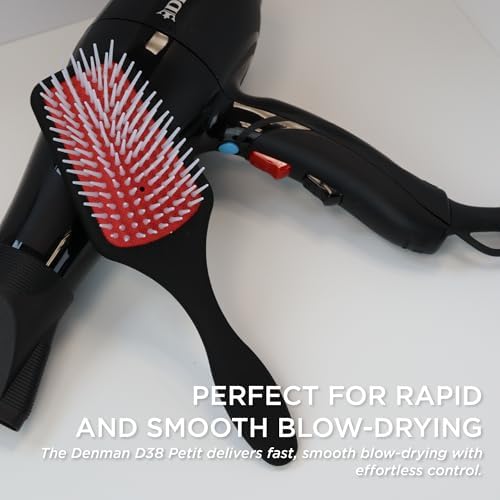 Denman Power Paddle Hair Brush for Quick and Convenient Detangling, Blow Drying and Styling - Combination of D3 Styling Pens & Paddle Brush - For Men and Women P038 - Image 4