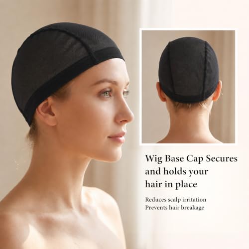 4pcs Wig Grip Cap, Satin Lined Wig Cap - Image 4