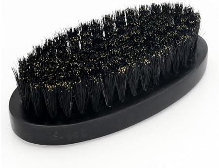 Black Soft Boar Bristle Beard Brush for Men - Image 4