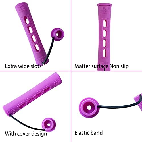 Perm Rods for Natural Hair, 60 pcs Medium Size Hair Rollers for Long Short Hair Styling Tool Hair Curlers - Image 3