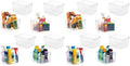 ClearSpace Clear Plastic Storage Bins – Pantry Organizers & Storage Containers, Cabinet Organizer - Home Organization Must Haves for Kitchen, Laundry Room, Office, Closet, Garage & Freezer (Pack of 2) by ClearSpace