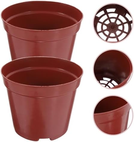 LIOOBO 50pcs Plastic Bonsai Training Pots Round Planters - Image 7