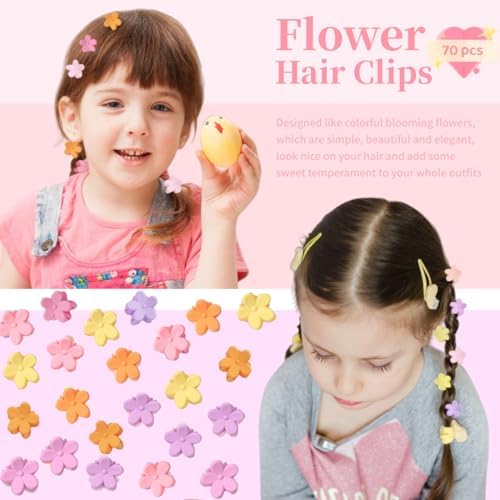 120 PCS Mini Hair Clips Girls Hair Accessories Matte Claw Clips - Image 6