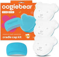oogiebear Cradle Cap Brush Kit, 5 Piece, Includes 2 Replacement Sponges by oogiebear