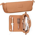 BAREFOOT CARIBOU Hair Tools Travel Bag and Heat Resistant Mat 17" (Brown) by BAREFOOTCARIBOU