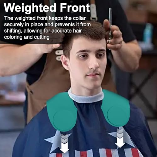 Silicone Hair Cutting Guide Collar - Waterproof Cutting Mat for Hair Stylist - Hair Cutting Cape - Image 6