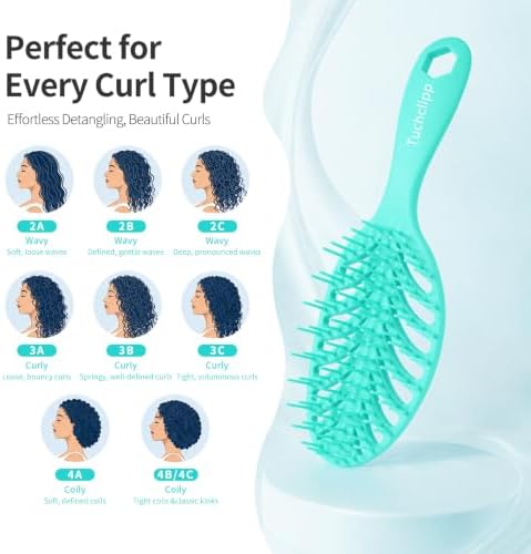 Vented Detangling Brushes for Wet & Dry,Curly Straight Thick Hair - Image 6