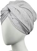 Conair Hair Towel Wrap, Cotton, Twist, Anti-Frizz, Fast-Drying, Gray by conair