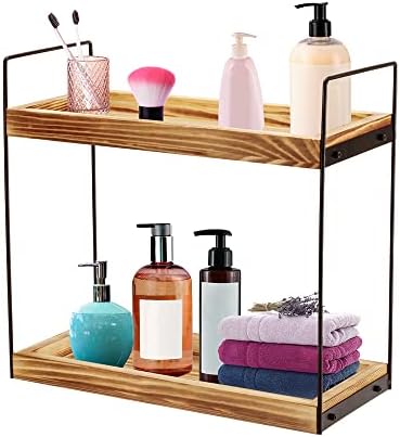 MRPAPA 2 Tiered Bathroom Counter Tray,Countertop Organizer Shelf Cosmetic Storage Rack, Standing Vanity Tray for Bathroom Organization and Decor by MRPAPAMakeLifemoreEasy