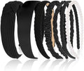 7 Pcs Headbands for Women Girls, Non Slip Cute Pearl Floral Padded Vintage Wide Fashion Multi-style Headbands for Girls by Unknown