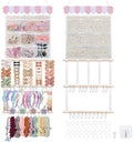 Bow Organizer for Girls Baby Headband Holder w/Sorted Mesh Pockets by iHansee